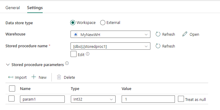 The stored procedure pipeline activity can take parameter valued for a dynamic pipeline.