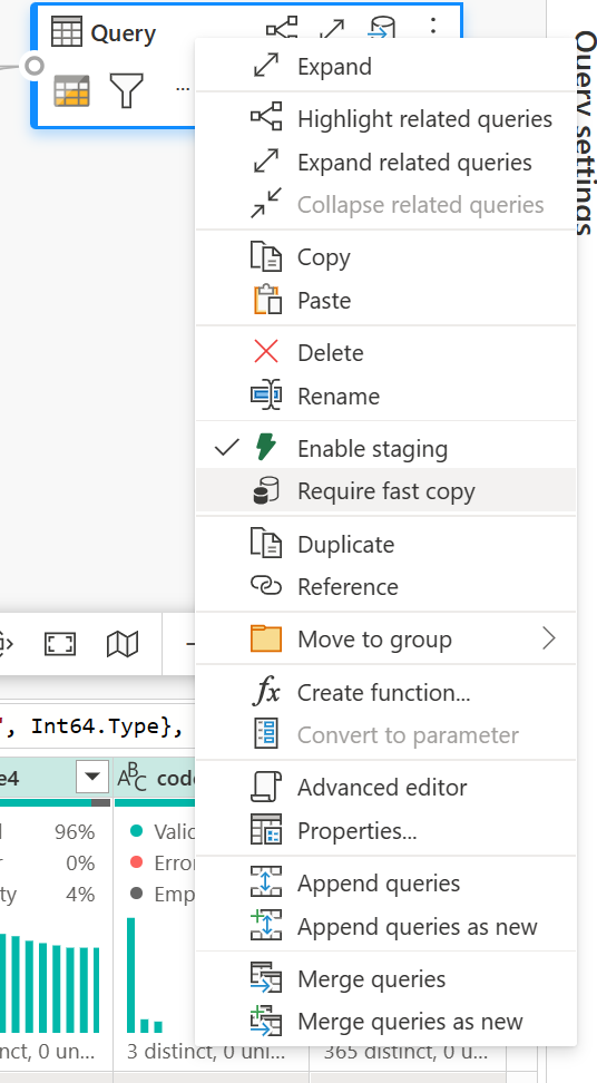 Select the 'require fast copy' capability