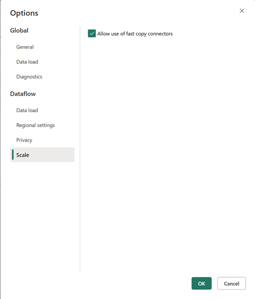 Enable Fast Copy in Dataflow Gen2