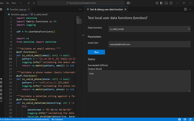 Test your local function changes