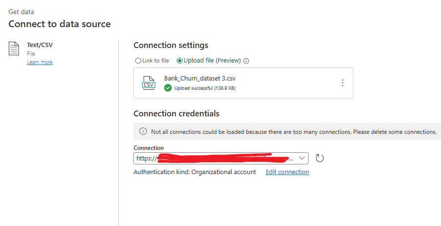 Fig 2- Connect to a data source