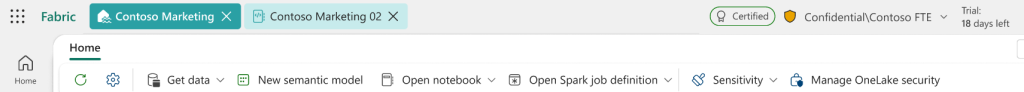 Fabric UI Enhancements