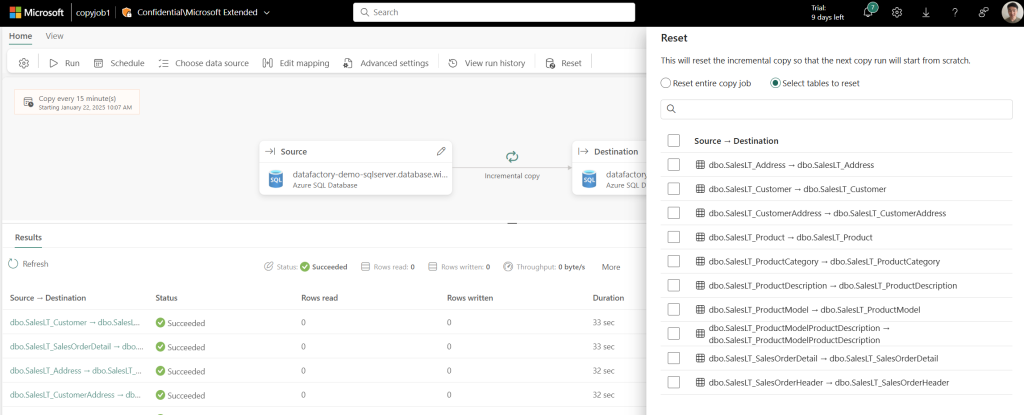 Simplifying Data Ingestion with Copy job – Reset Incremental Copy, Auto ...