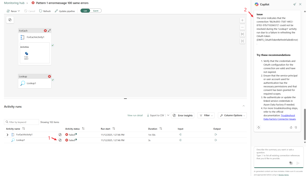 A single activity error