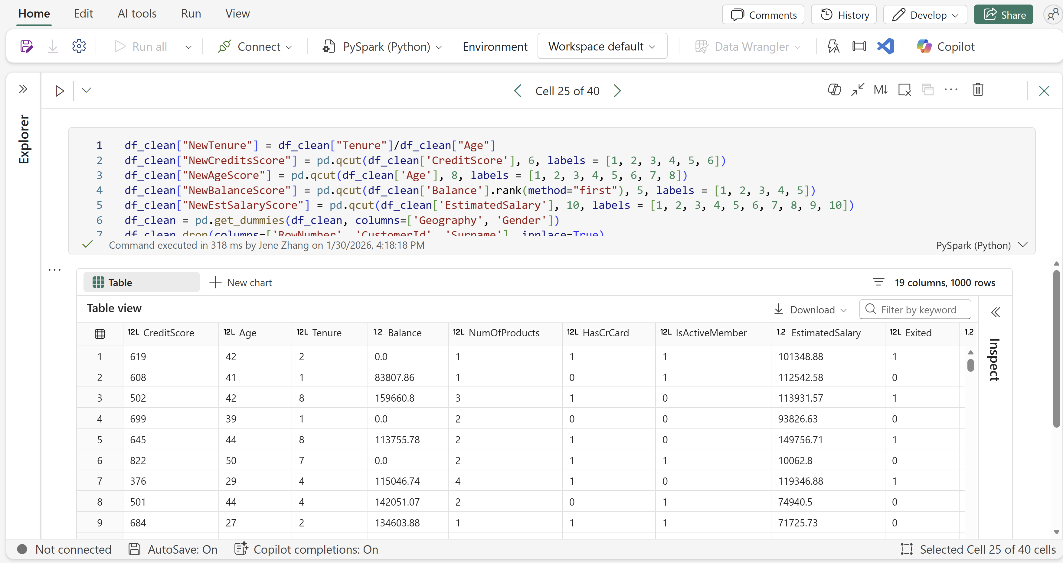 Image of a full size mode notebook example